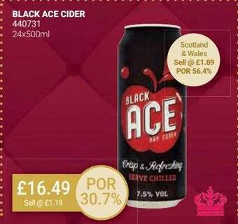 Bestway Black ace cider offer