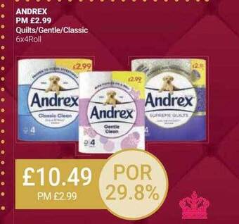 Bestway Andrex offer