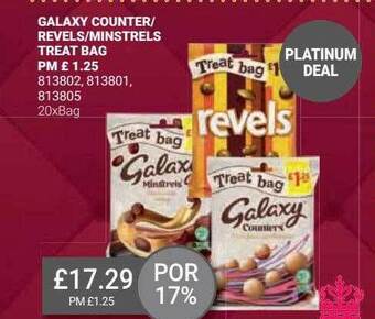 Bestway Galaxy counter-revels-minstrels treat bag offer