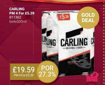 Bestway Carling offer