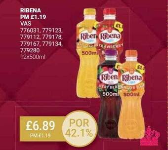 Bestway Ribena offer