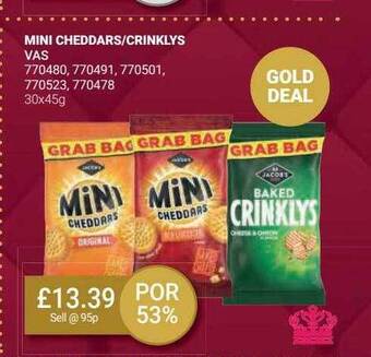 Bestway Mini cheddars-crinklys offer