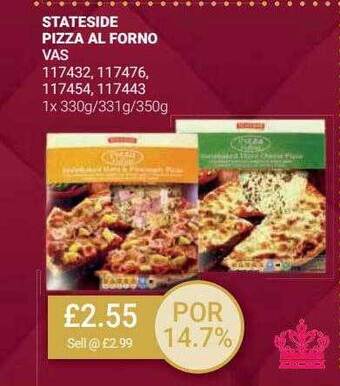 Bestway Stateside pizza al forno offer
