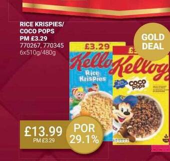 Bestway Rice krispies-coco pops offer