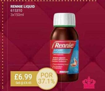 Bestway Rennie liquid offer