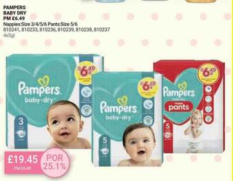 Bestway Pampers baby dry offer