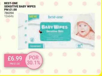 Bestway Best-one sensitive baby wipes offer