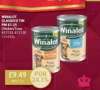 Bestway Winalot classics tin offer
