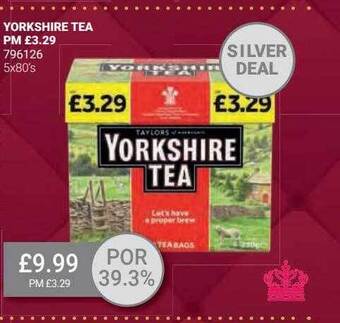 Bestway Yorkshire tea offer
