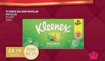Bestway Kleenex balsam regular offer
