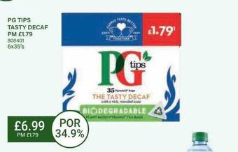 Bestway Pg tips tasty decaf offer