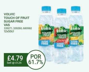 Bestway Volvic touch of fruit sugar free offer