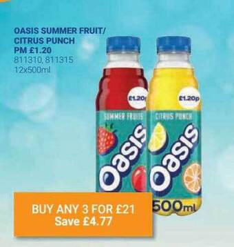 Bestway Oasis summer fruit-citrus punch offer