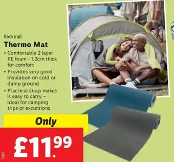 Lidl Rocktrail Thermo Mat offer