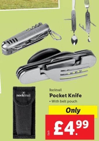 Lidl Rocktrail Pocket Knife offer