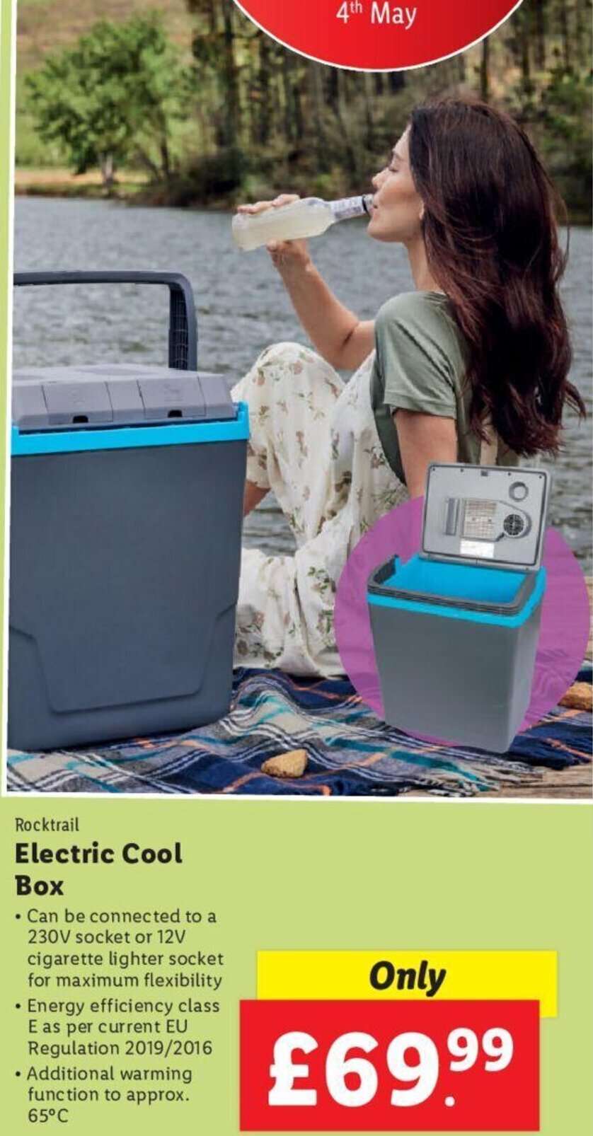 Rocktrail Electric Cool Box offer at Lidl