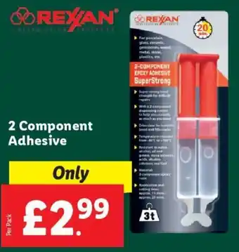 Lidl REXAN 2 Component Adhesive offer