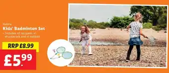 Lidl Hudora Kids' Badminton Set offer