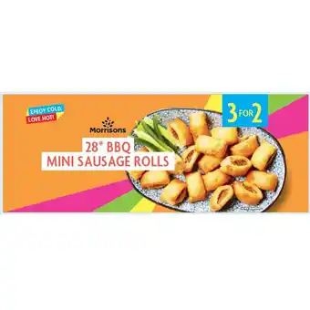 Morrisons Morrisons bbq mini pork sausage rolls offer