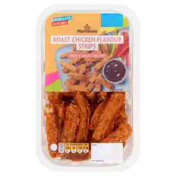Morrisons Morrisons roast chicken strips with smokey bbq dip offer