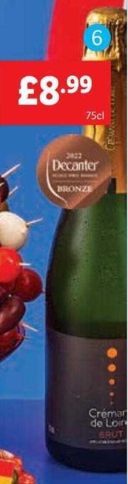 Lidl Crémant de Loire Brut 75cl offer