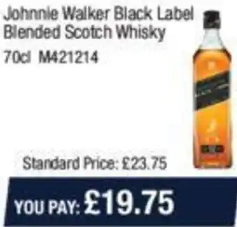 Makro Johnnie Walker Black Label Blended Scotch Whisky offer