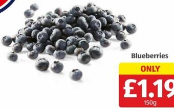 Aldi Blueberries 150g offer
