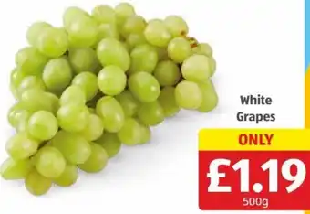 Aldi White Grapes 500 g offer