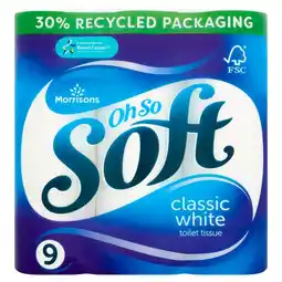 Morrisons Morrisons toilet tissue white offer