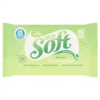 Morrisons Morrisons softer sensitive moist aloe toilet tissue wipes 40pk offer
