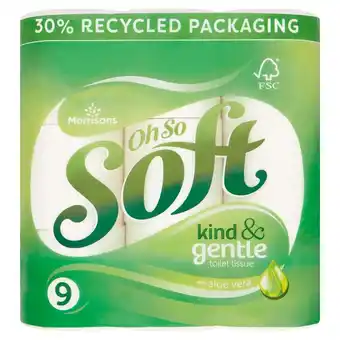 Morrisons Morrisons aloe vera toilet tissue offer
