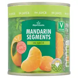 Morrisons Morrisons mandarins in juice (298g) offer