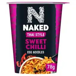 Morrisons Naked noodle sweet chilli pot snack offer