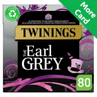 Morrisons Twinings earl grey 80 tea bags offer