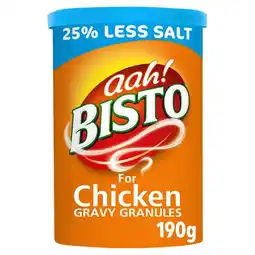 Morrisons Bisto reduced salt chicken gravy granules offer