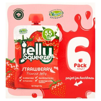 Morrisons Jelly squeeze strawberry flavour jelly offer