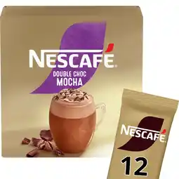 Morrisons Nescafe gold double choc mocha 12 sachets offer