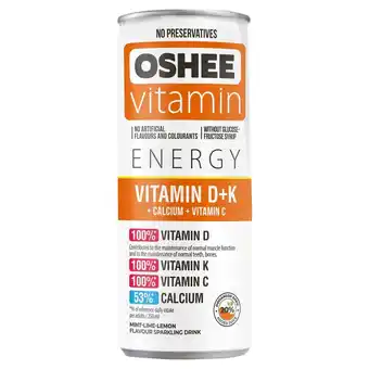 Morrisons Oshee vitamin energy drink offer