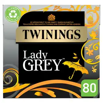 Morrisons Twinings lady grey 80 tea bags offer