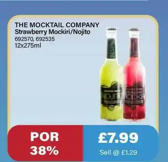 Bestway The Mocktail Company Strawberry Mockiri Nojito offer