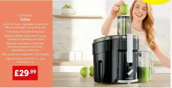Lidl Silvercrest Juicer offer