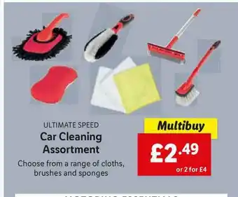 Lidl Ultimate Speed Car Cleaning Assortment offer