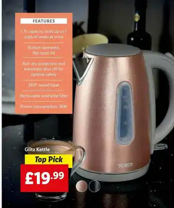 Lidl Glitz Kettle offer