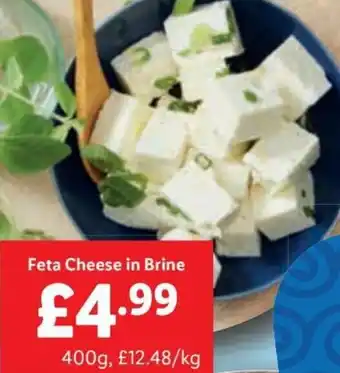 Lidl Feta Cheese in Brine 400g offer