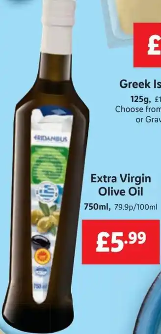 Lidl Extra Virgin Olive Oil 750ml offer