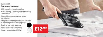 Lidl SILVERCREST Garment Steamer offer