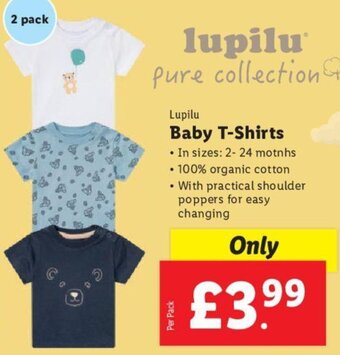 Lidl Lupilu Baby T-Shirts offer