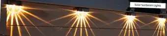 Aldi Solar Sunbeam Dual Colour Wall/Fence/Post Lights offer