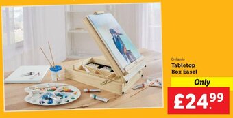 Lidl Crelando Tabletop Box Easel offer