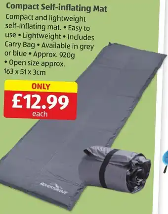 Aldi Compact Self-inflating Mat offer